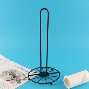 Yiwu market stainless steel stand up kitchen paper towel holder