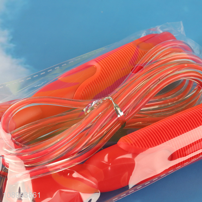 Yiwu market adjustable sports fitness pvc jump rope for sale