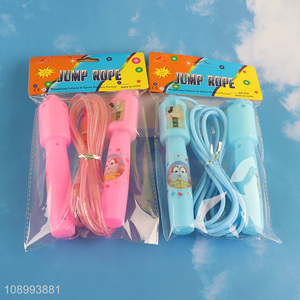 Top products children sports cartoon count light up jump rope