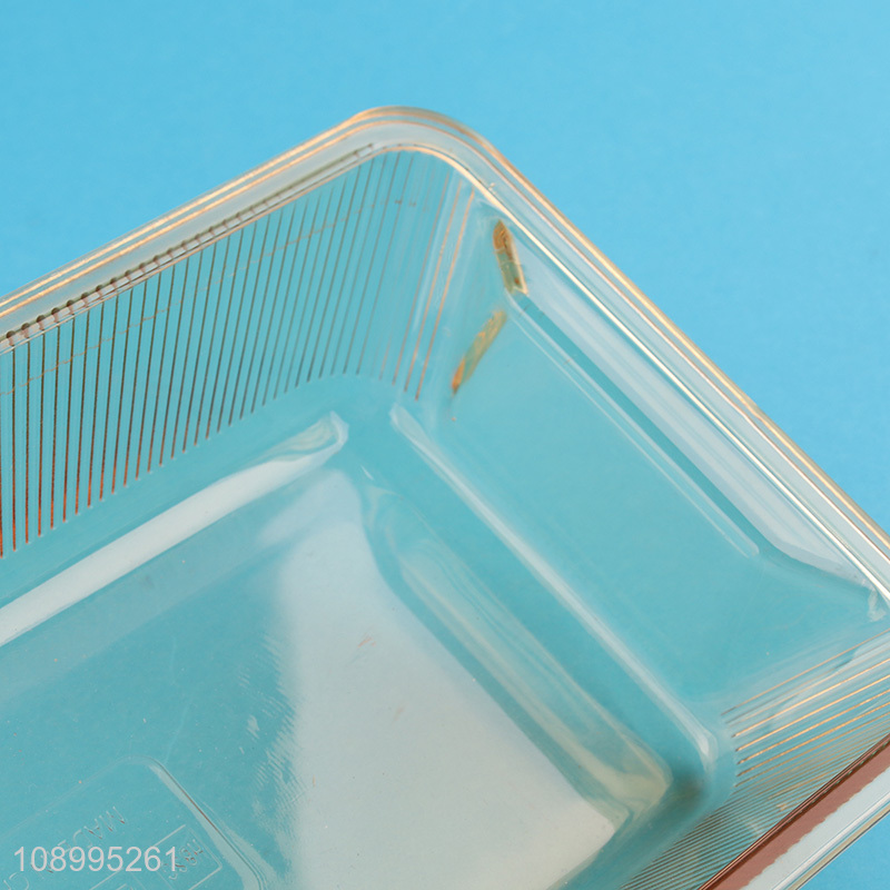 New arrival rectangle glass home kitchen baking pan baking tray