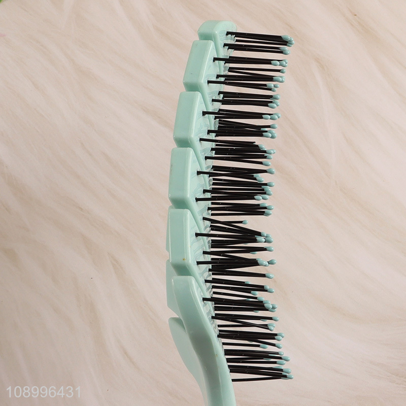 Factory Price Curved Vented Detangling Brush for Faster Blow Drying