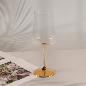 High Quality Long Stemmed Goblet Wine Glasses Colored Champagne Glasses