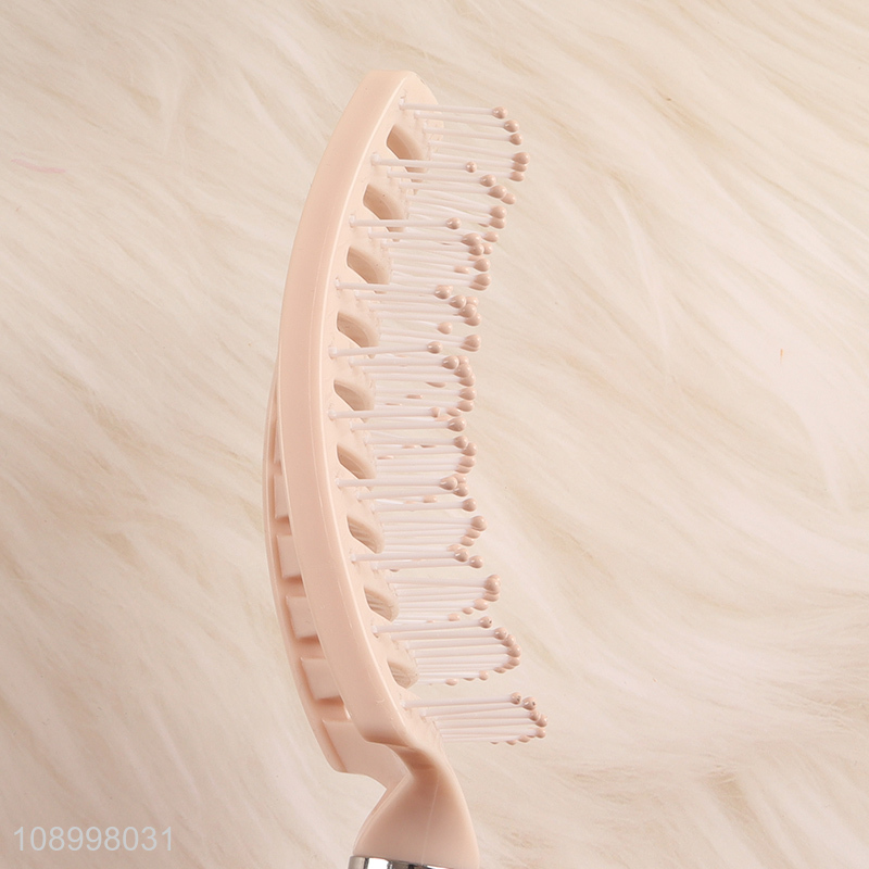 Hot Selling Detangling Hair Brush Curved Vented Comb for Women