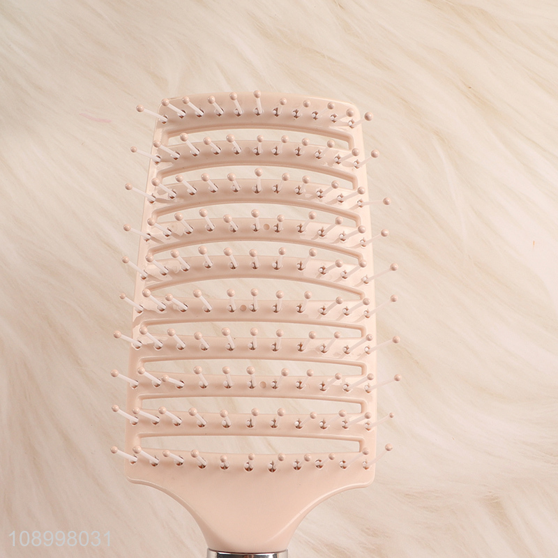 Hot Selling Detangling Hair Brush Curved Vented Comb for Women