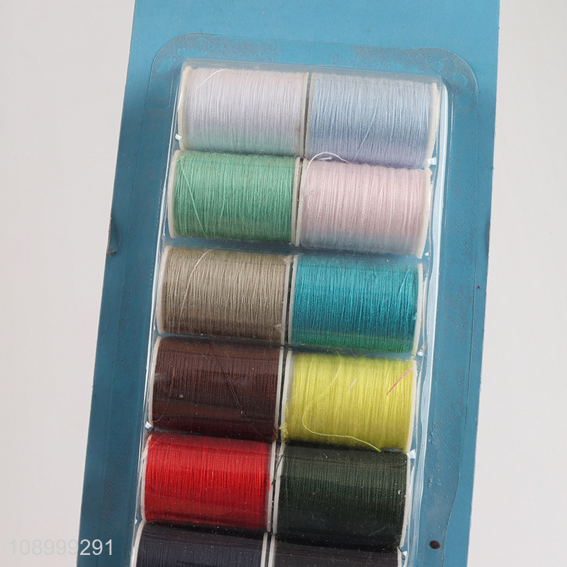 Good Quality 12PCS Sewing Threads for Hand Sewing and Embroidery