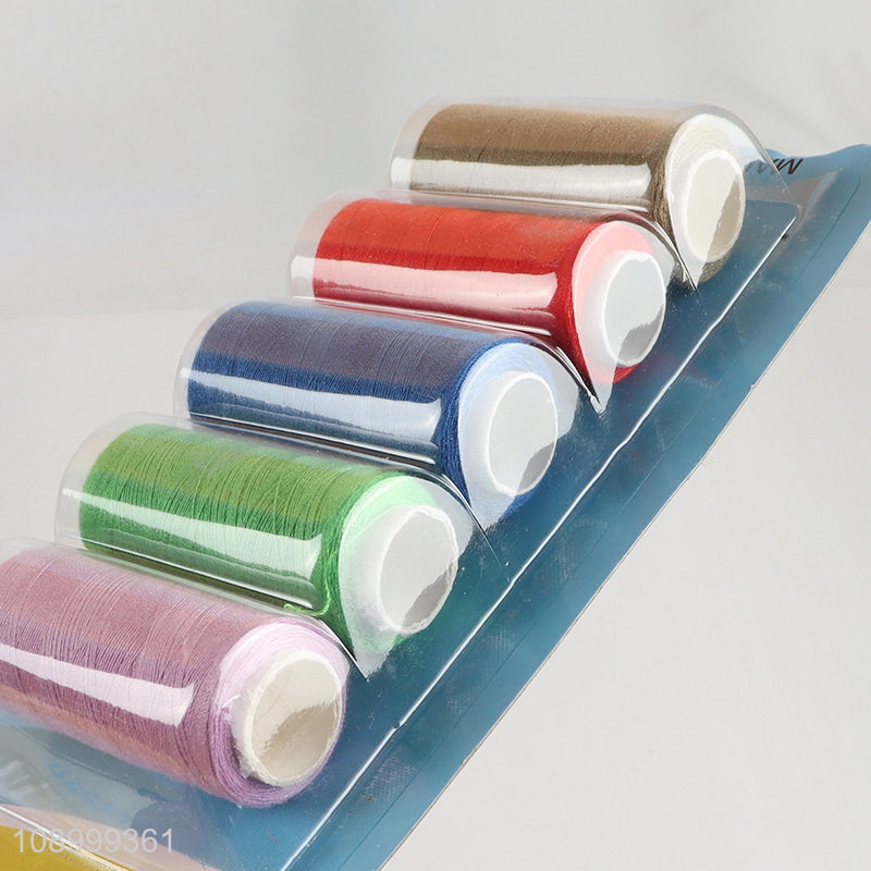 New Product 5 Colors Polyester Hand Sewing Threads for Sewing Repair