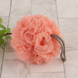 Online Wholesale Mesh Bath Pouf Shower Scrubber Bath Loofah Sponge