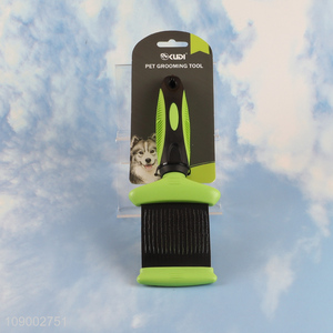 Popular products double-sided pet grooming tool pet comb pet hair brush