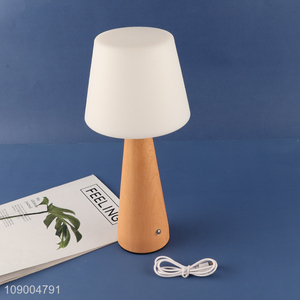 New Arrival Cordless Table Lamp USB Charging 3 Colors Stepless Dimmable Touch Night Lamp