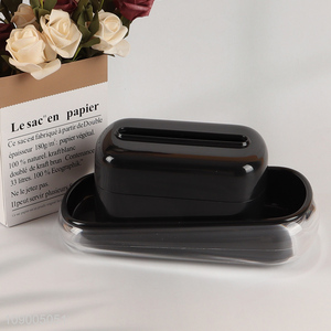 China supplier black tabletop decoration tissue box for household