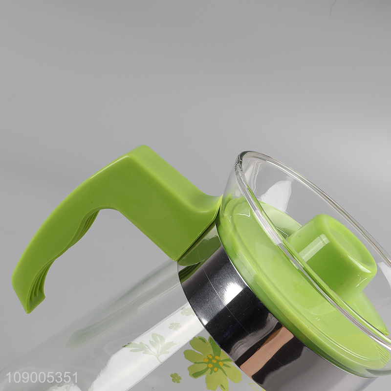 Popular products 2L glass household glassware water pot tea pot