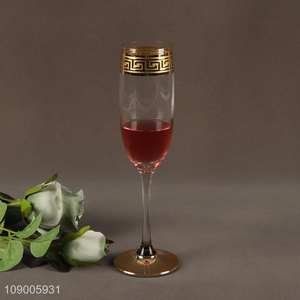 Hot products delicate design glass wine glasses champagne glasses