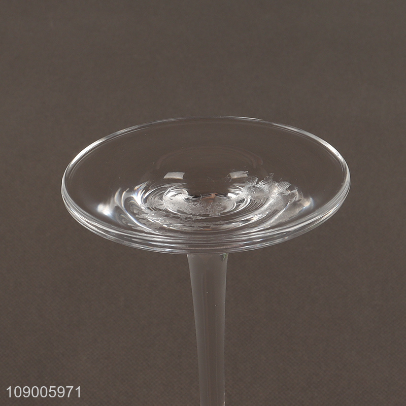 Factory supply clear glass unbreakable red wine glasses champagne glasses