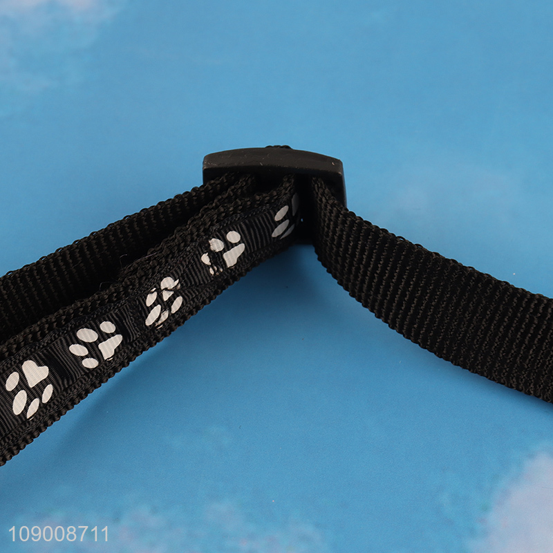 Online Wholesale Paw Print Dog Collar with Quick-Rlease Buckle