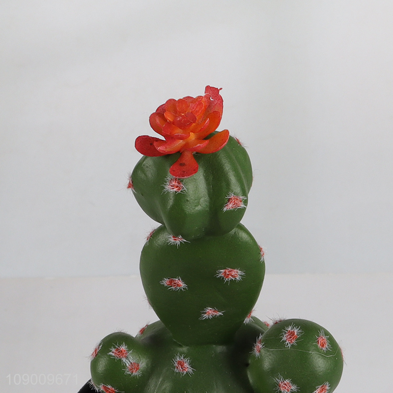 New arrival artificial potted cactus fake potted plant for home decor