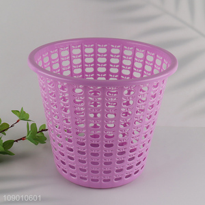 High Quality Plastic Trash Can Garbage Container Wastebasket for Bathroom