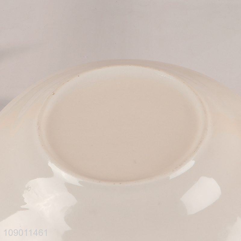 China factory 8inch round home restaurant ceramic plate for sale