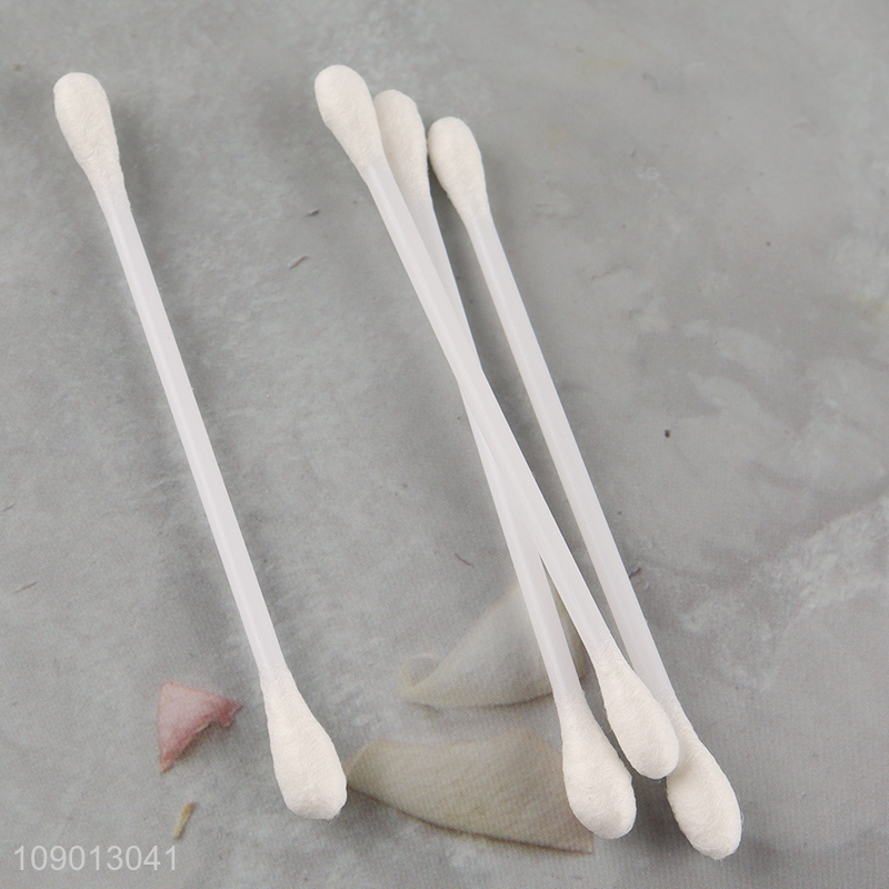 New Product 200 Count Natural Cotton Swabs for Makeup and Daily Use