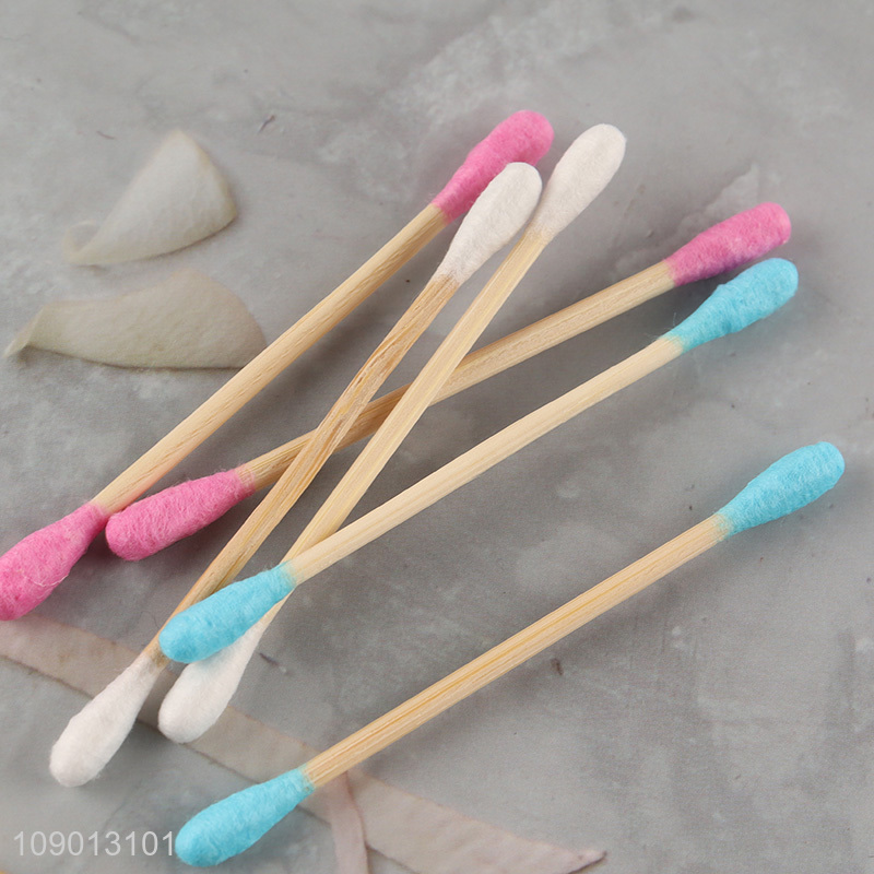 Good Quality Cotton Swabs 300 Pieces Double Ended Natural Cotton Swabs