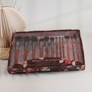 China supplier 12pcs professional facial makeup tool makeup brush set