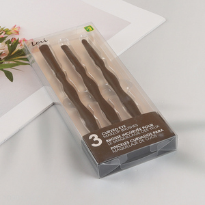 China wholesale 3pcs professional soft bristle makeup brush set