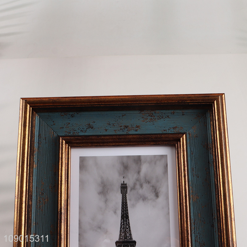 Good sale rectangle home decor plastic photo frame picture frame