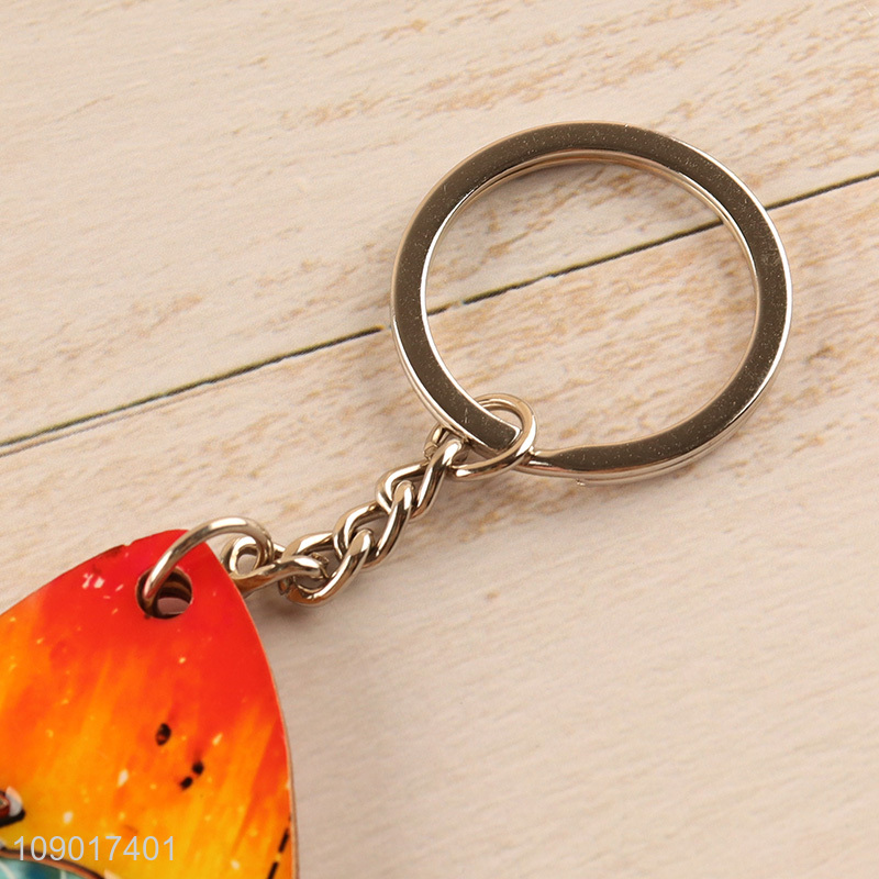 Factory Price Fuerteventura Key Chain Souvenir MDF Keychain Key Ring Bag Pendants