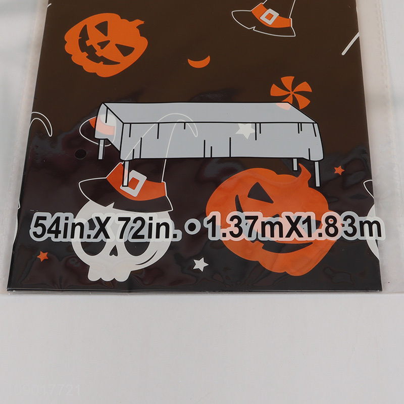 China wholesale Halloween party supplies disposable aluminum foil tablecloth