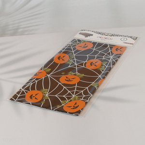 Hot items pumpkin pattern disposable aluminum foil tablecloth for Halloween decoration