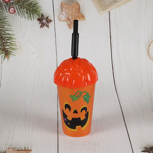 China products Halloween party supplies plastic straw drinking cup water cup