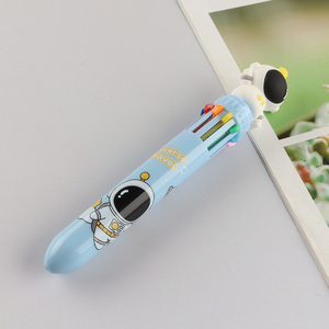 Hot Selling 10-In-1 Retractable Ballpoint Pen Cute Cartoon Multicolor Pen