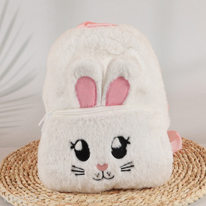 Factory direct sale cartoon rabbit plush doll backpack for girls