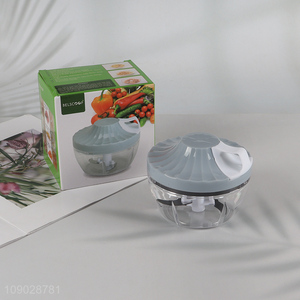 Hot Sale 500ml Manual Vegetable Food Chopper for Meats Garlics Onions