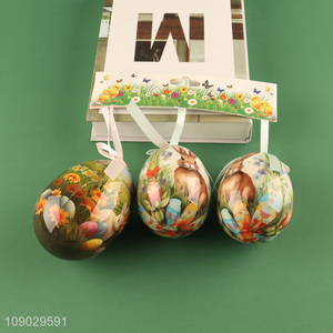 China wholesale 3pcs home decor Easter decoration Easter egg set