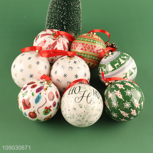 Good selling round Christmas tree hanging ornaments Christmas decoration Christmas ball