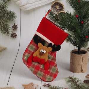 Top products Christmas hanging ornaments Christmas stocking gifts candy bag