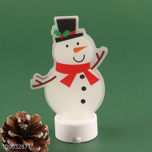 Top selling snowman shape desktop ornaments Christmas decoration lights wholesale