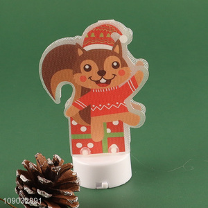 New arrival cartoon squirrel Christmas decorative lights desktop ornaments