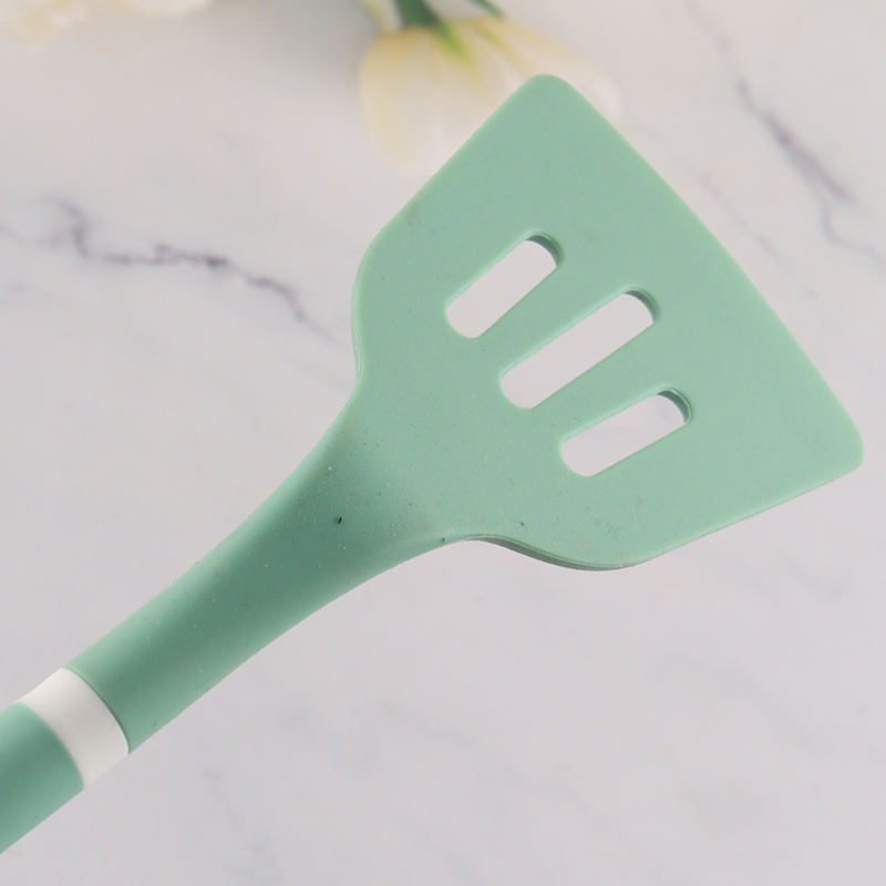 Good quality non-stick silicone kitchen utensils cooking slotted spatula