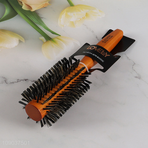 Wholesale Anti-Static Hair Dough Quiff Roller Boar Bristle Round Brush