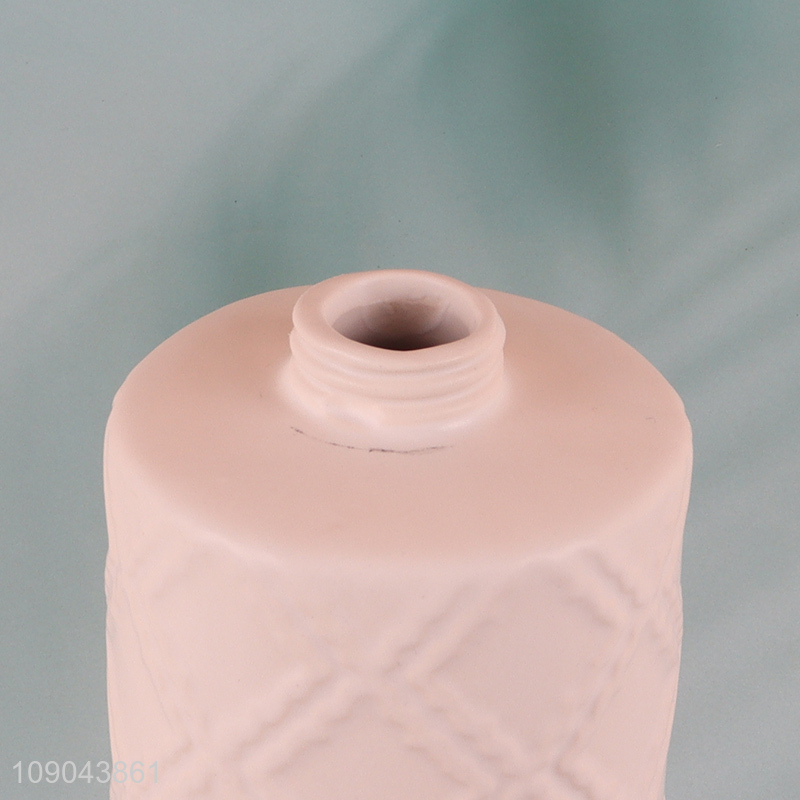 Hot Sale Embossed Ceramic Hand Sanitizer Bottle Liquid Soap Dispenser