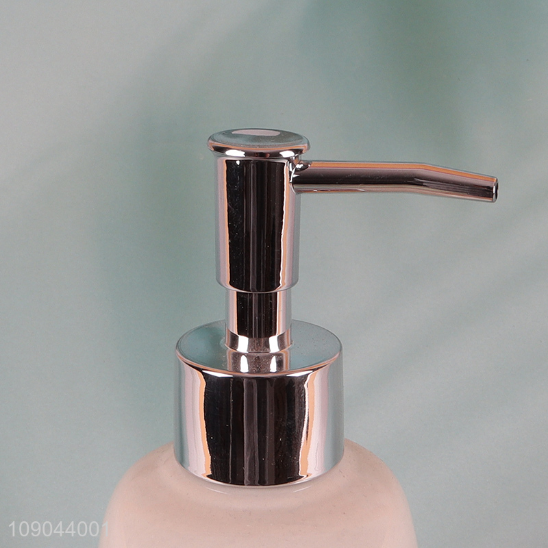 Hot Selling Refillable Ceramic Liquid Soap Dispenser for Hotel Kitchen Bathroom