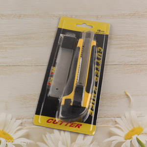 Hot selling retractable 18mm utility knife set art knife set wholesale