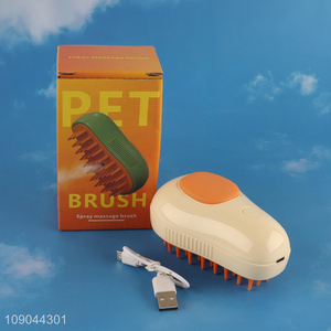 New arrival reusable pet spray massage brush pet grooming comb