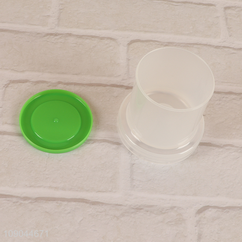 Hot Sale Portable Bpa Free Plastic Fresh-Keeping Snack Container Cup