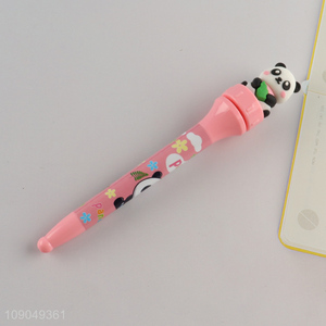 Good sale school kids stationery cartoon spinner ballpoint pens