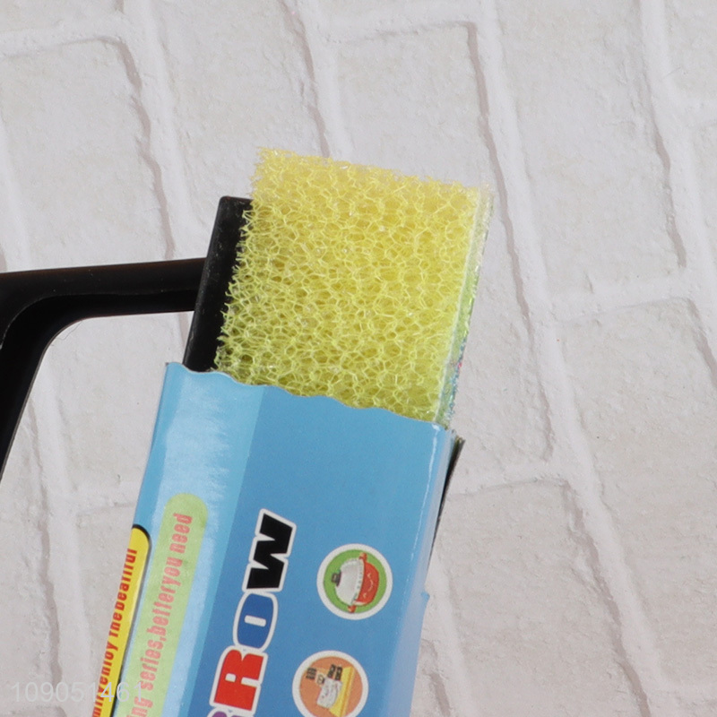 China Imports Heavy Duty Scrub Sponge Non-Scratch Dish Sponge with Handle