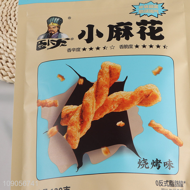 Top selling barbecue small twist Chinese snack classic snack food