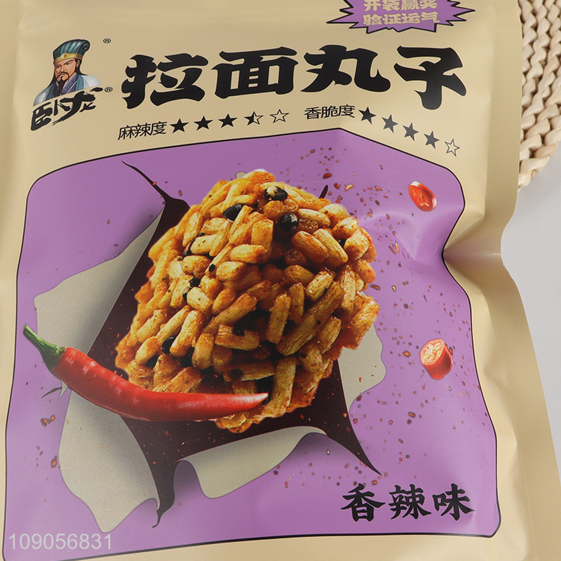 Top quality meatball ramen crispy instant noodles snack ball