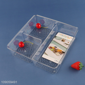 China Imports Clear Plastic Storage Bins for Kitchen Counter Refrigerator